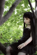 Кукла Lusion Doll - Black Dahlia - (e), (высота 79 см), кастом