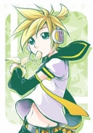 Парик короткий 35 см с хвостом блондин Kagamine Len