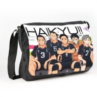 Сумка черная/красная Haikyuu!! большая