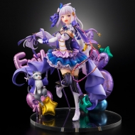 Лимитированная фигурка Re:Zero kara Hajimeru Isekai Seikatsu — Emilia — Puck — Shibuya Scramble Figure — 1/7 — Idol Ver