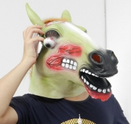 Маска Голова коня зомби Horse Head Mask