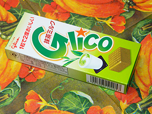 Молочная карамель с зелёным чаем маття Glico Matcha Milk Caramel