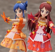 Лимитированная фигурка Aikatsu! — Shibuki Ran — Kiriya Aoi — S. H. Figuarts — Soleil ver. (две в комплекте)