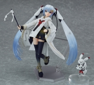 Лимитированная аниме фигурка Vocaloid — Hatsune Miku — Rabbit Yukine — Figma — Snow 2018, Crane Priestess Ver.