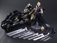 Аниме фигурка Final Fantasy VII: Advent Children — Cloud Strife — Play Arts Kai — & Fenrir