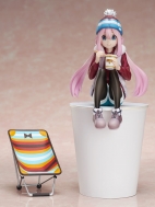 Лимитированная аниме фигурка Yuru Camp△ — Kagamihara Nadeshiko — F:Nex — Premium Noodle Stopper Figure — 1/8