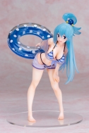 Лимитированная аниме фигурка Eiga Kono Subarashii Sekai ni Shukufuku wo! Kurenai Densetsu — Aqua — 1/7 — Clear Hair Color, Swimsuit Ver.