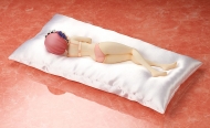 Аниме фигурка Re:Zero kara Hajimeru Isekai Seikatsu — Ram — KD Colle — 1/7 — Sleep Sharing, Pink Lingerie Ver.