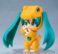 Аниме фигурка Nendoroid Digimon Adventure — Vocaloid — Hatsune Miku — Kigurumi Agumon Ver.