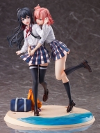 Лимитированная фигурка Yahari Ore no Seishun Love Comedy wa Machigatteiru. Kan — Yuigahama Yui — Yukinoshita Yukino — Shibuya Scramble Figure — 1/7 — Ending Ver.