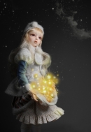 Кукла Lusion Doll - Happy Winter ; Dahlia - LE10-e, (высота 79 см), фулсет