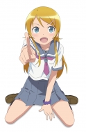 Парик термостойкий 60 см золотистый Kousaka Kirino