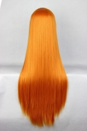 Парик термостойкий длинный 80 см оранжевый Souryuu Asuka Langley