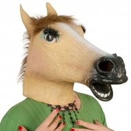 Маска Голова коня женская Horse Head Mask