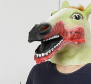 Маска Голова коня зомби Horse Head Mask