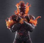Фигурка Metal Gear Solid V: The Phantom Pain — Man On Fire — Play Arts Kai