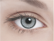 Линзы для увеличения глаз Gray (серый) в упаковке 2 шт.