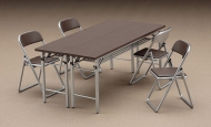 Стол и стулья для фигурок Posable Figure Accessory — Club Room Desks and Chairs