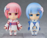 Лимитированная аниме фигурка Re:Zero kara Hajimeru Isekai Seikatsu — Ram — Rem - Nendoroid — Childhood Ver. (две фигурки в комплекте)