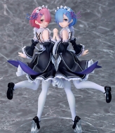 Аниме фигурка Re:Zero kara Hajimeru Isekai Seikatsu — Ram — Rem — 1/7 — Twins Ver. (две фигурки в комплекте)