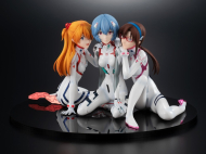 Фигурка Shin Evangelion Gekijouban:|| - Ayanami Rei — Makinami Mari Illustrious — Souryuu Asuka Langley — KDcolle — 1/8 — Newtype Cover ver.