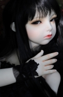 Кукла Lusion Doll - Black Dahlia - (e), (высота 79 см), кастом