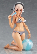 Лимитированная эксклюзивная фигурка Figma — SoniAni: Super Sonico The Animation — Sonico — Suntan ver.