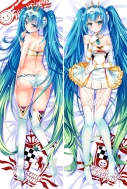 Наволочка для подушки-дакимакуры Hatsune Miku (два разных рисунка)